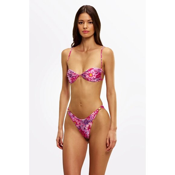 Sommer Swim Tiago Bikini Bottoms in Azalea - Picture 3 of 6